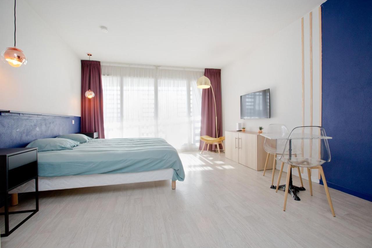 Grand Studio Avec Climatisation, Balcon Proche Gare Centre Ville Lourdes Dış mekan fotoğraf